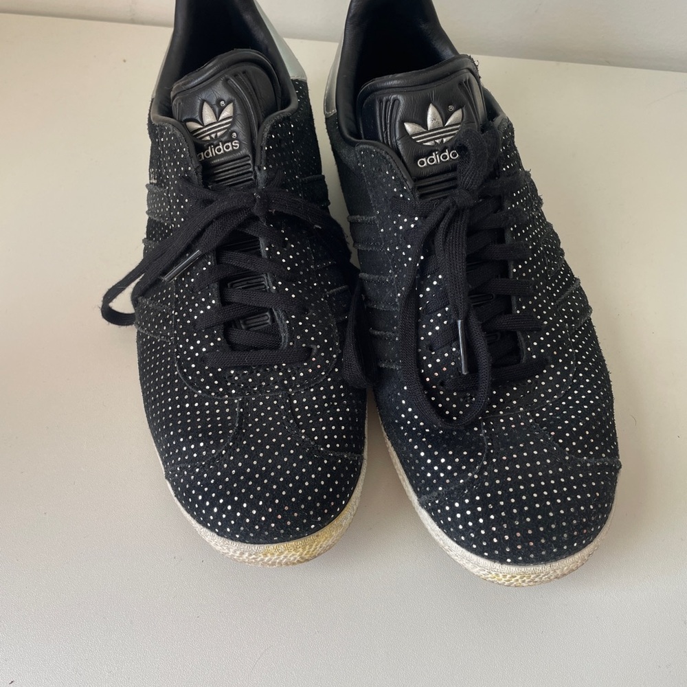 Adidas original polkadot gazelle black 8